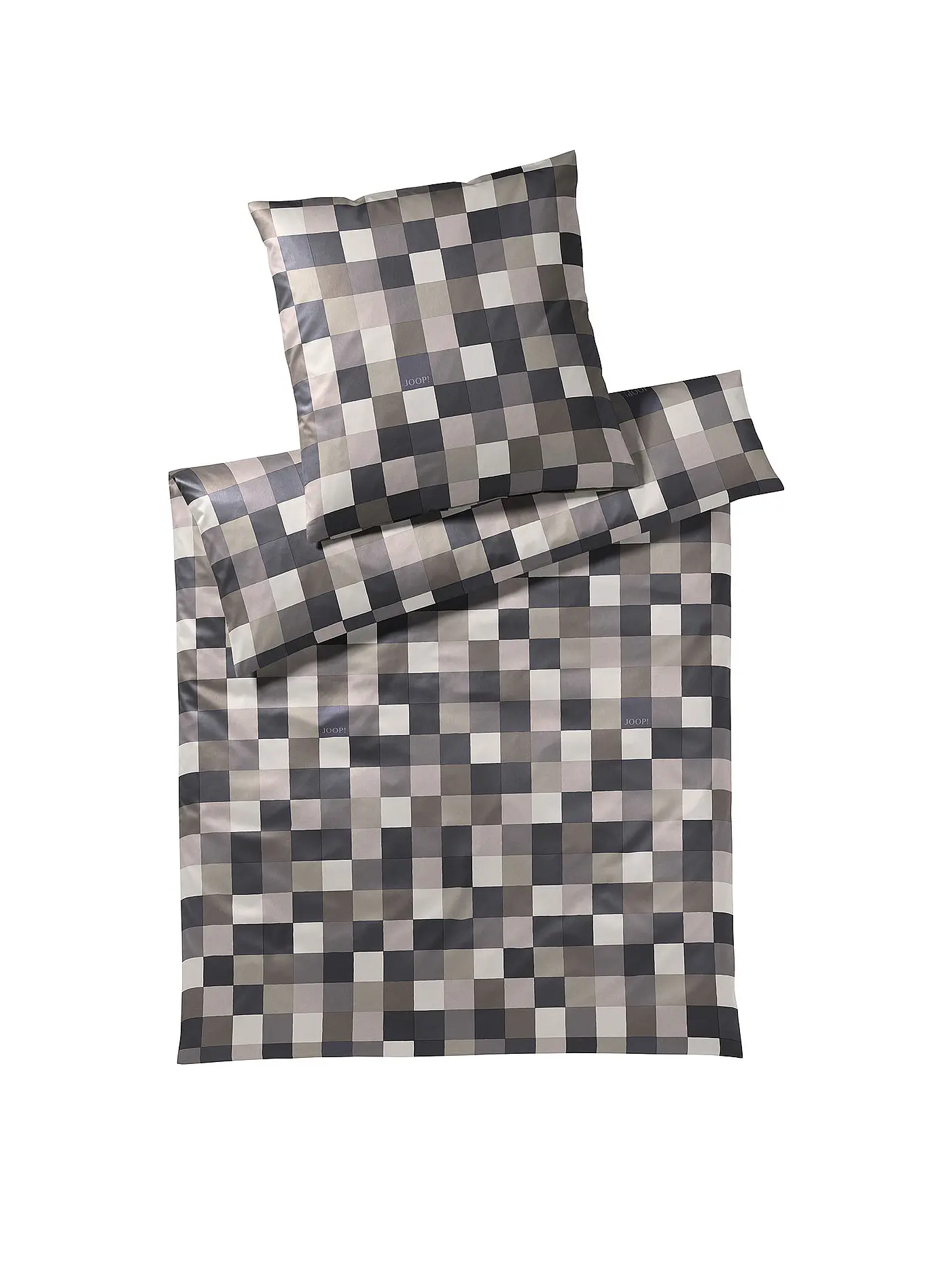 JOOP | Satin Bettwäsche Mosaik 70x90cm / 140x220cm | 